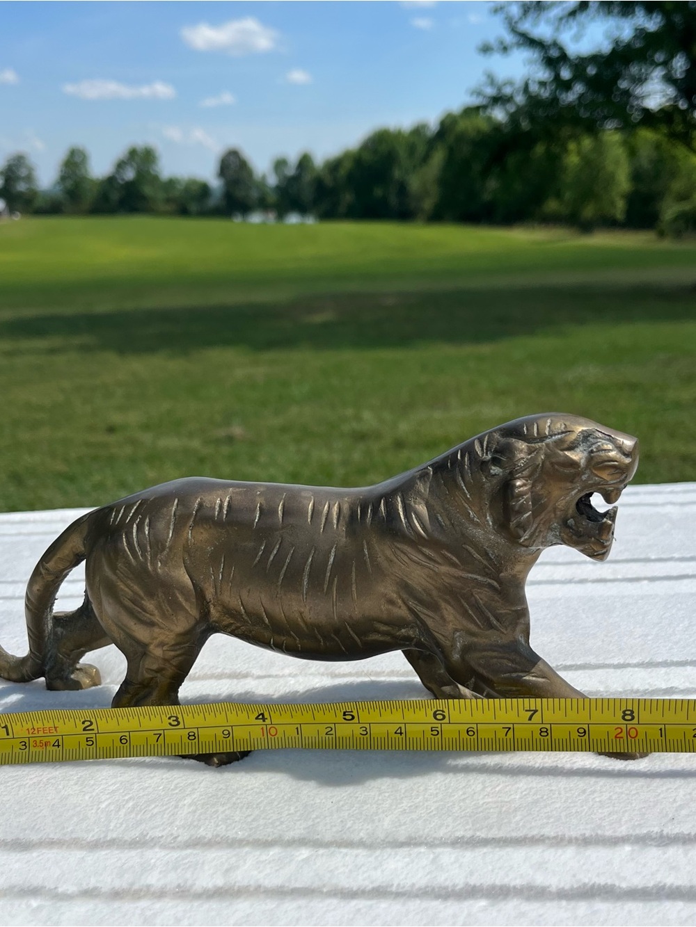 Handmade Vintage Brass Panther - Picture 4 of 5